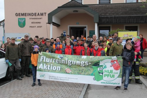 Gruppenfoto Flurreinigung
